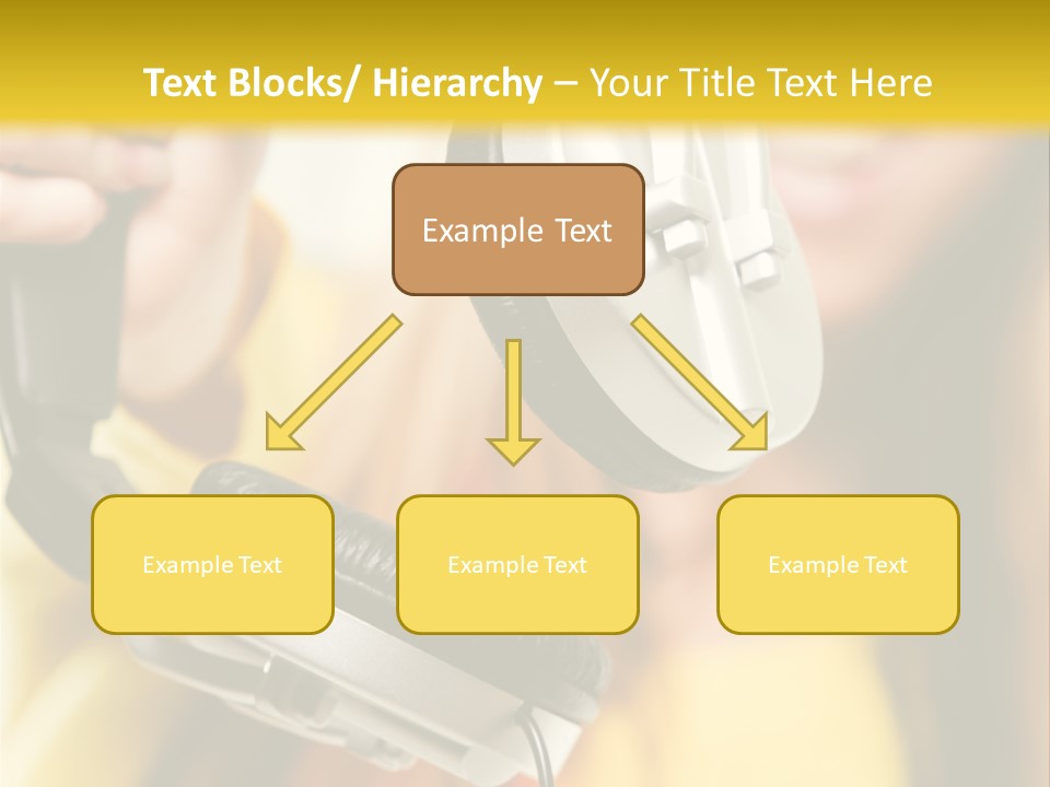 Listening Closeup Activity PowerPoint Template