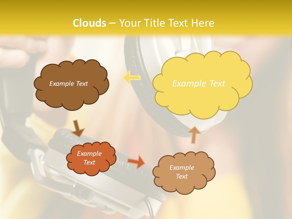 Listening Closeup Activity PowerPoint Template