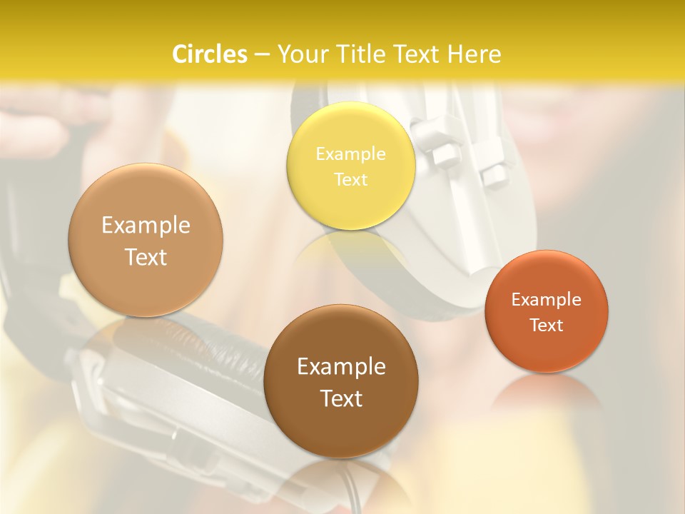 Listening Closeup Activity PowerPoint Template