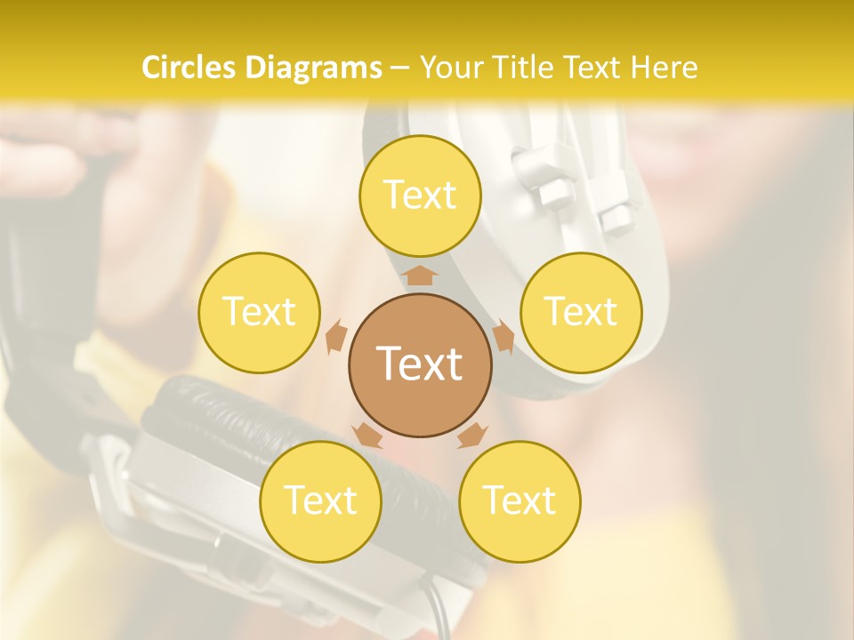 Listening Closeup Activity PowerPoint Template