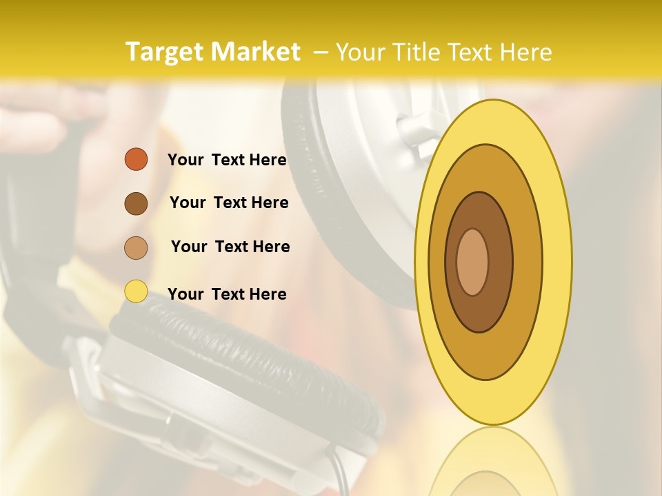 Listening Closeup Activity PowerPoint Template