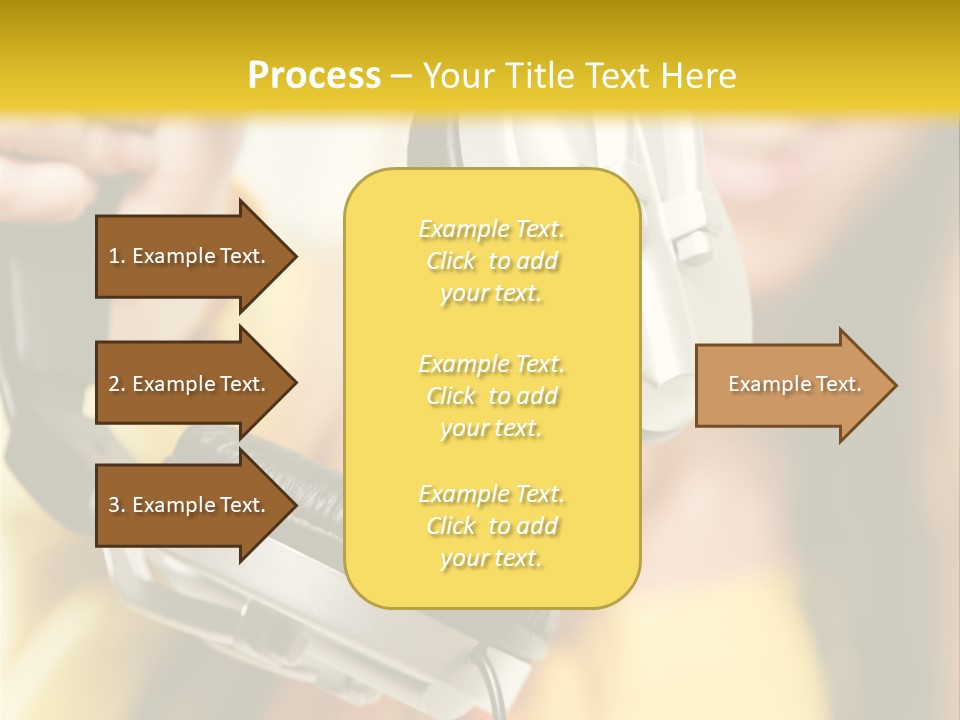 Listening Closeup Activity PowerPoint Template