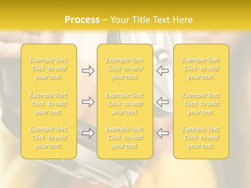 Listening Closeup Activity PowerPoint Template