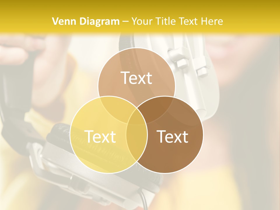 Listening Closeup Activity PowerPoint Template