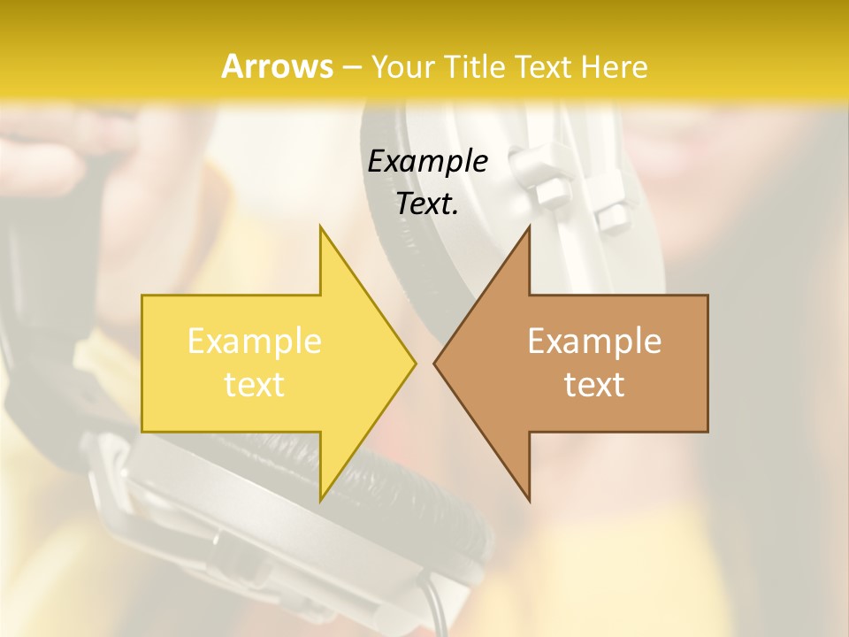 Listening Closeup Activity PowerPoint Template