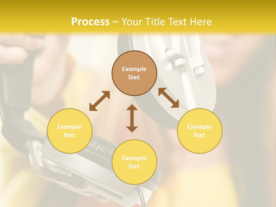 Listening Closeup Activity PowerPoint Template