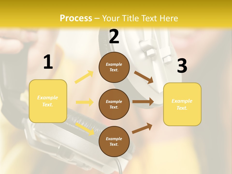 Listening Closeup Activity PowerPoint Template