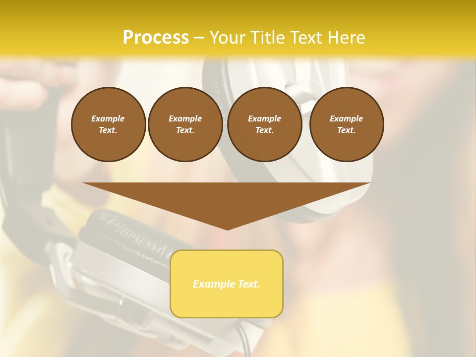 Listening Closeup Activity PowerPoint Template