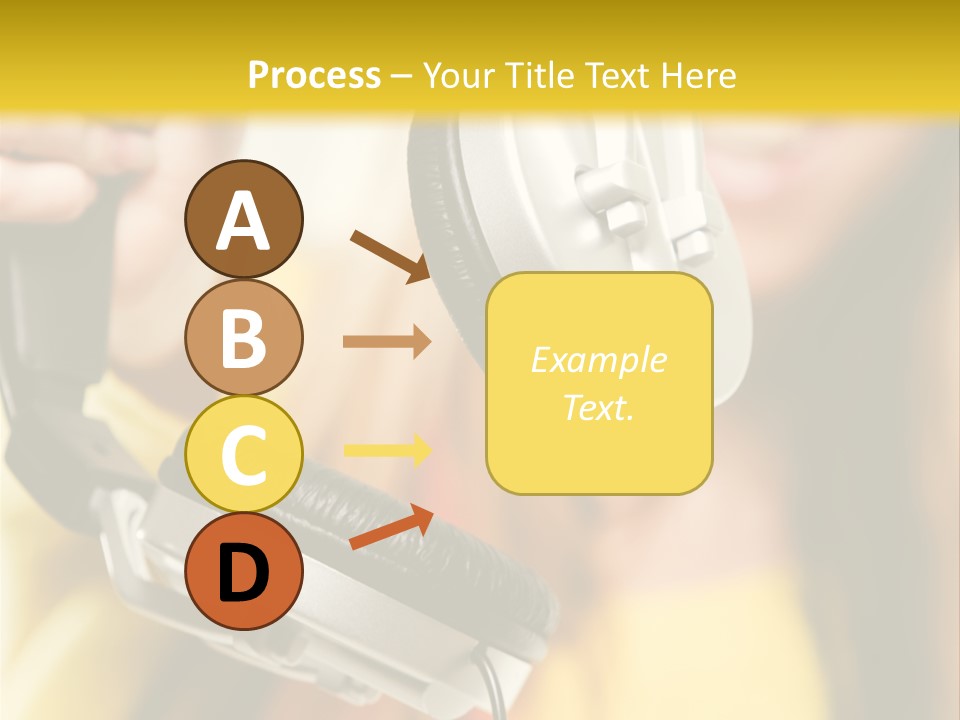 Listening Closeup Activity PowerPoint Template