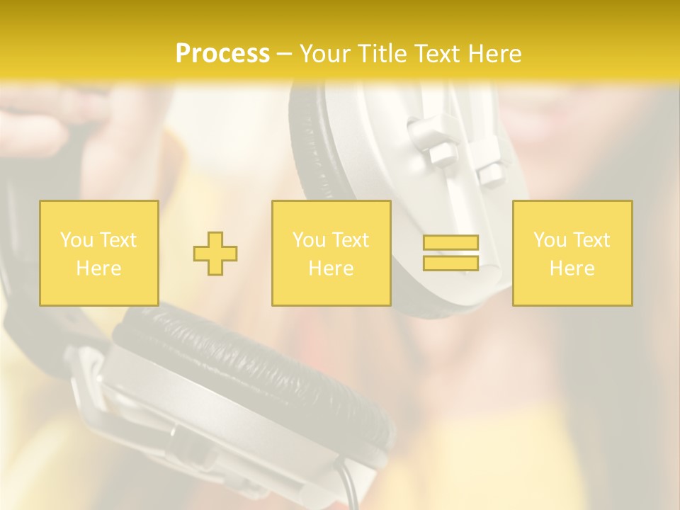 Listening Closeup Activity PowerPoint Template