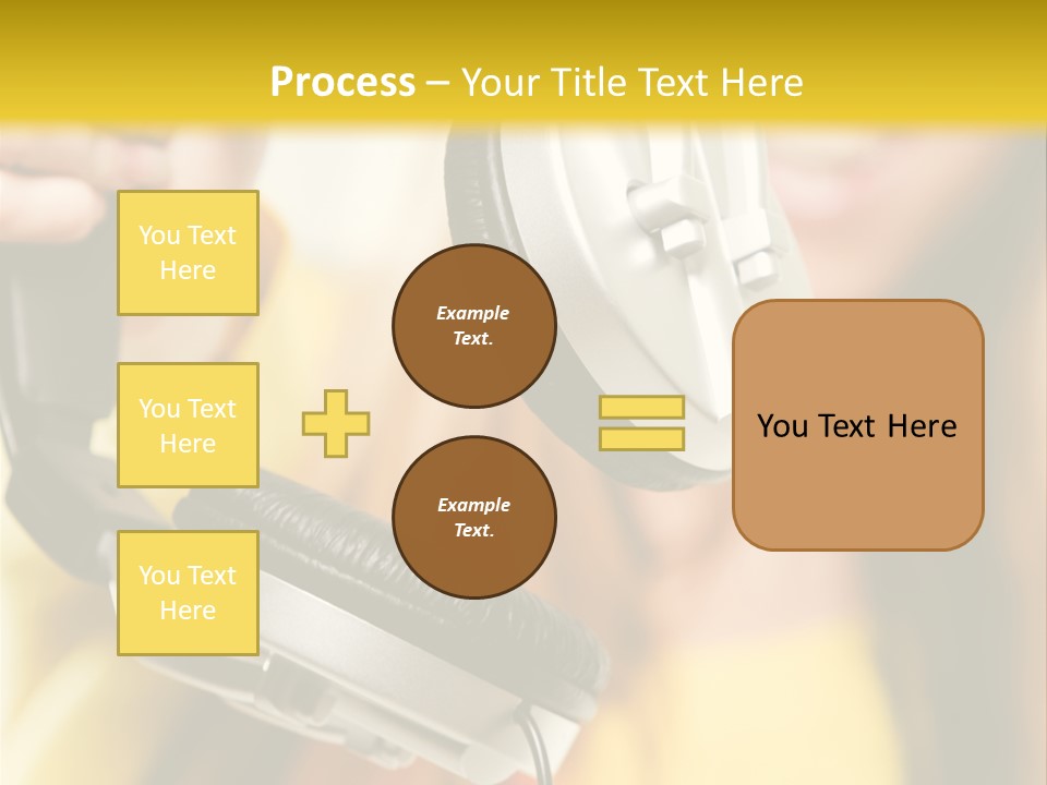 Listening Closeup Activity PowerPoint Template