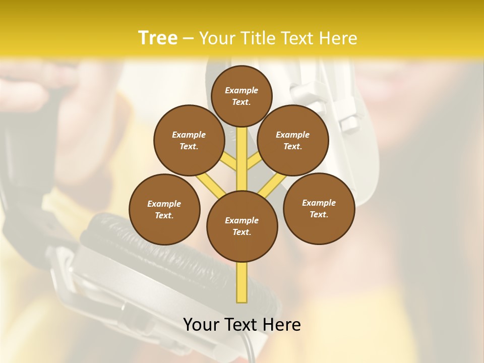 Listening Closeup Activity PowerPoint Template