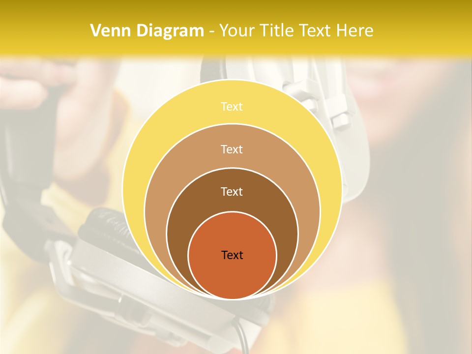 Listening Closeup Activity PowerPoint Template
