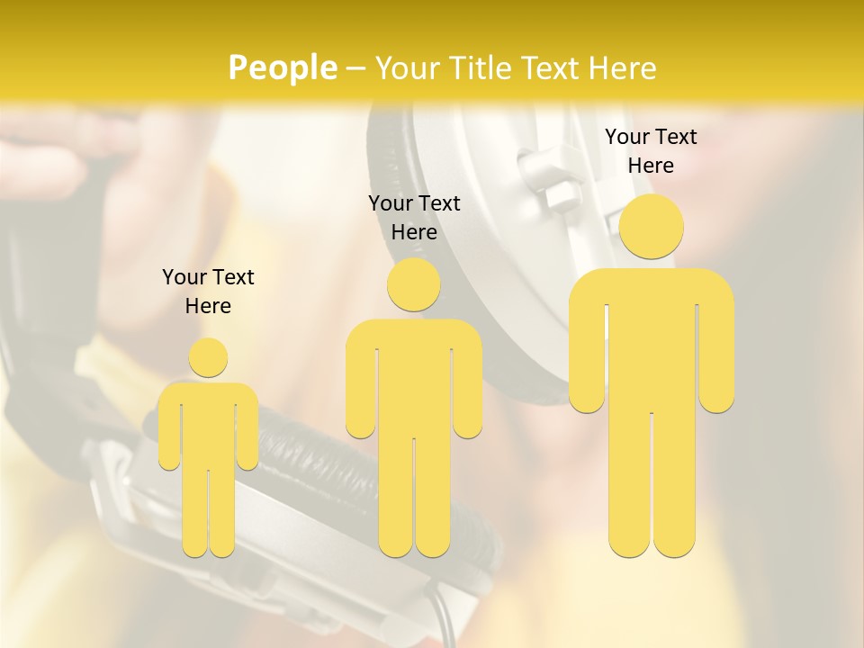 Listening Closeup Activity PowerPoint Template