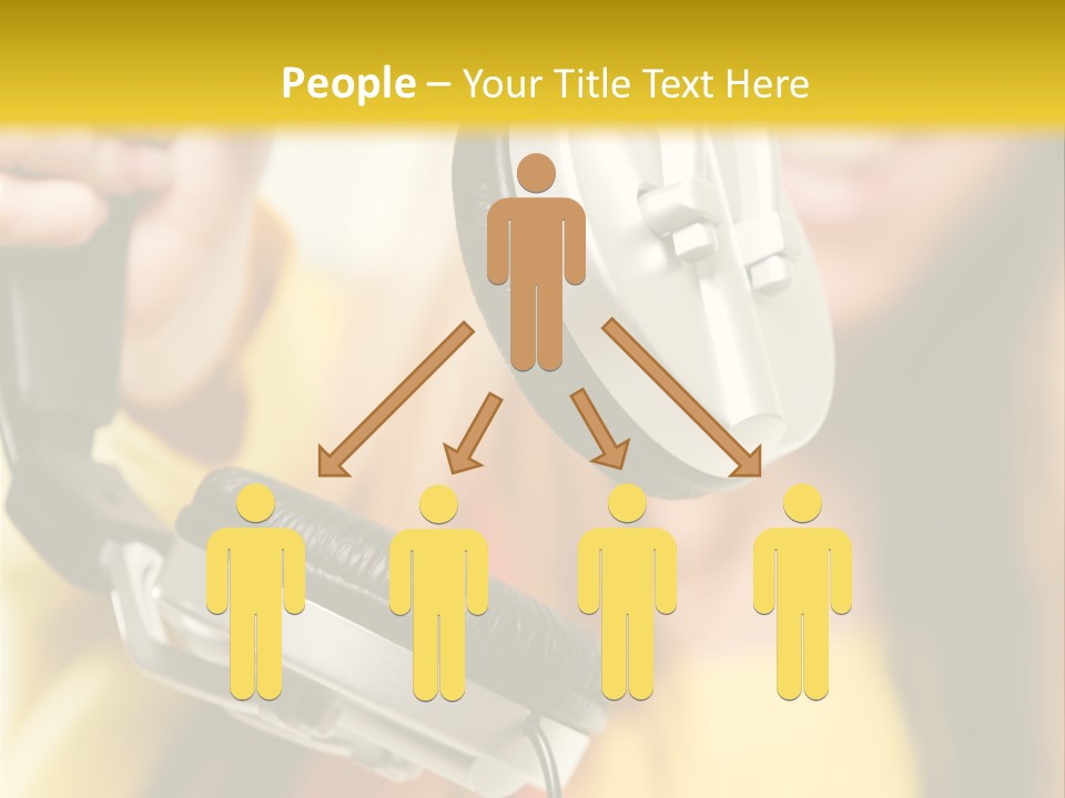 Listening Closeup Activity PowerPoint Template