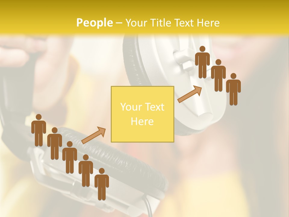 Listening Closeup Activity PowerPoint Template
