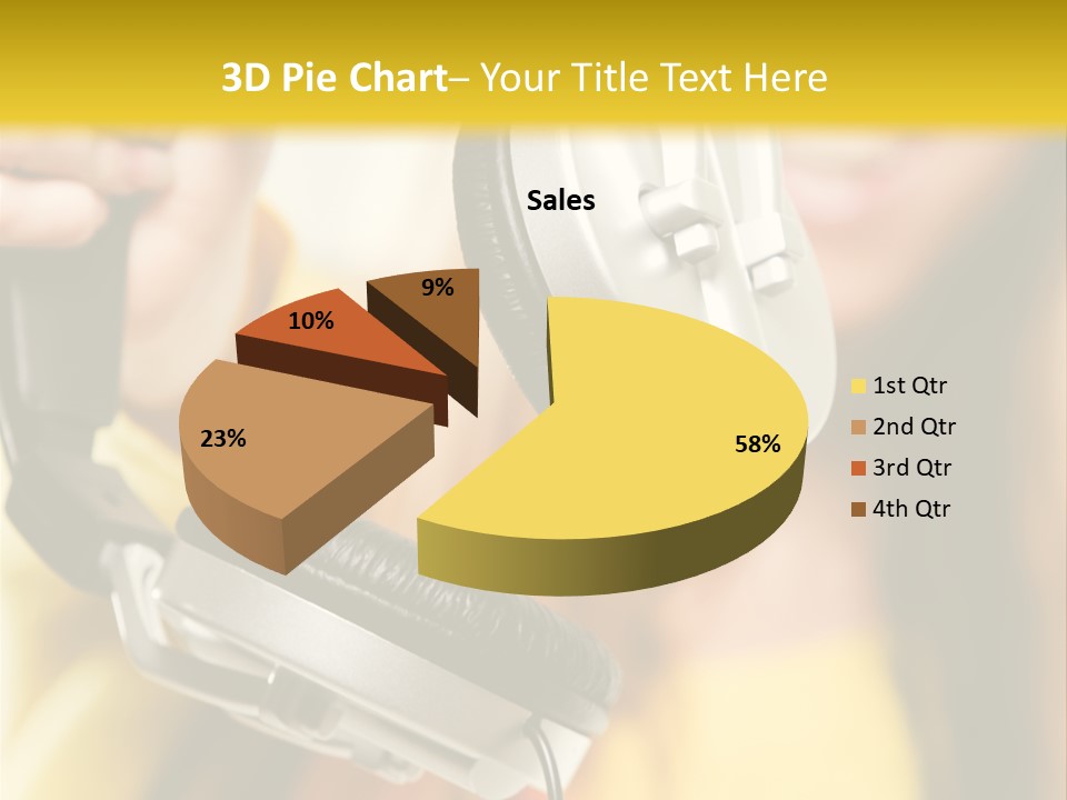 Listening Closeup Activity PowerPoint Template