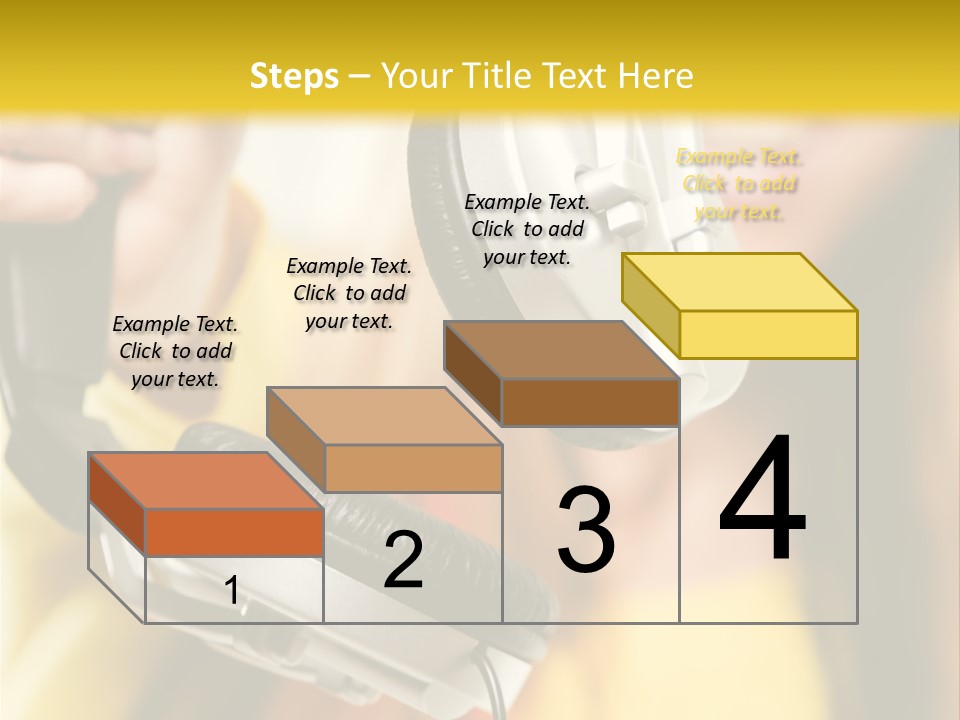 Listening Closeup Activity PowerPoint Template