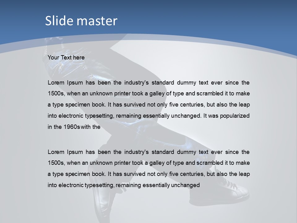 Jumper Breakdance Boy PowerPoint Template