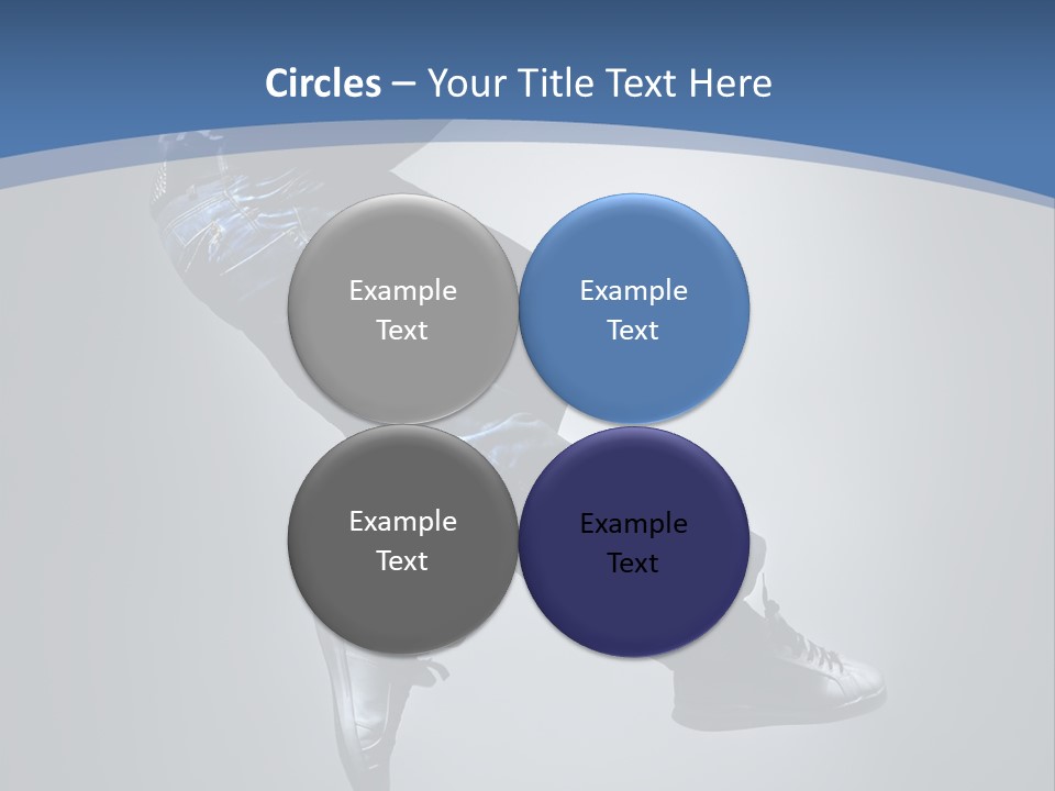 Jumper Breakdance Boy PowerPoint Template