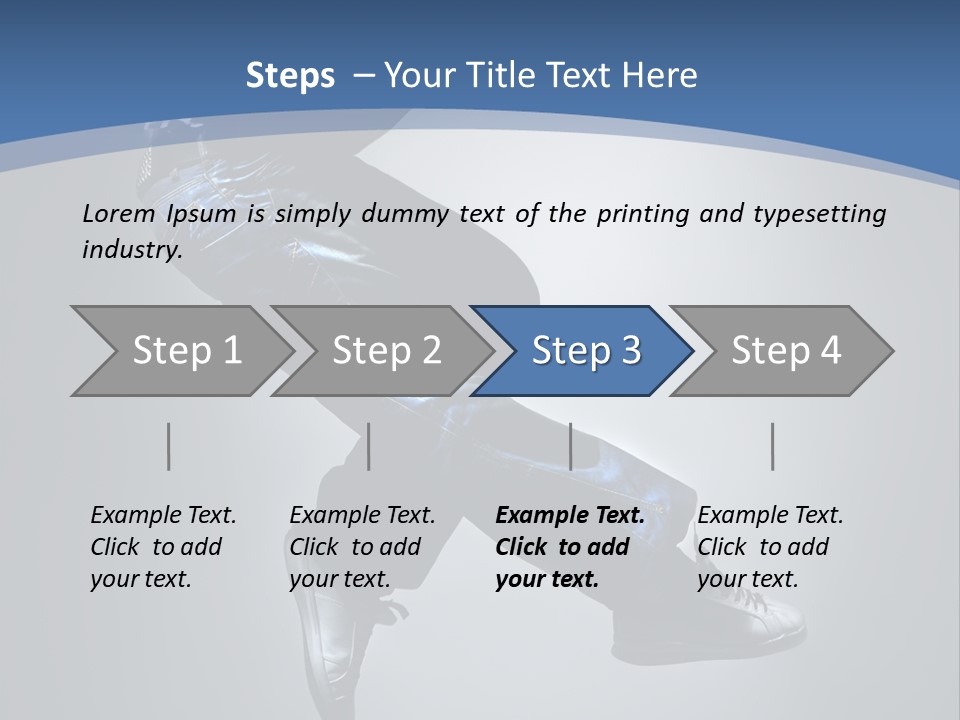 Jumper Breakdance Boy PowerPoint Template