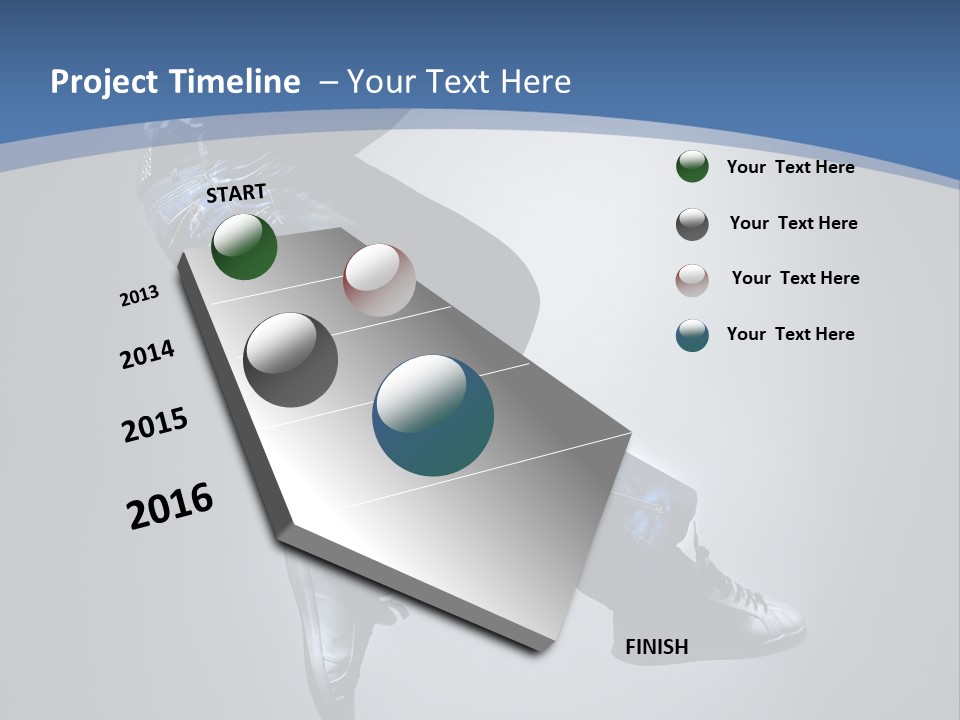 Jumper Breakdance Boy PowerPoint Template