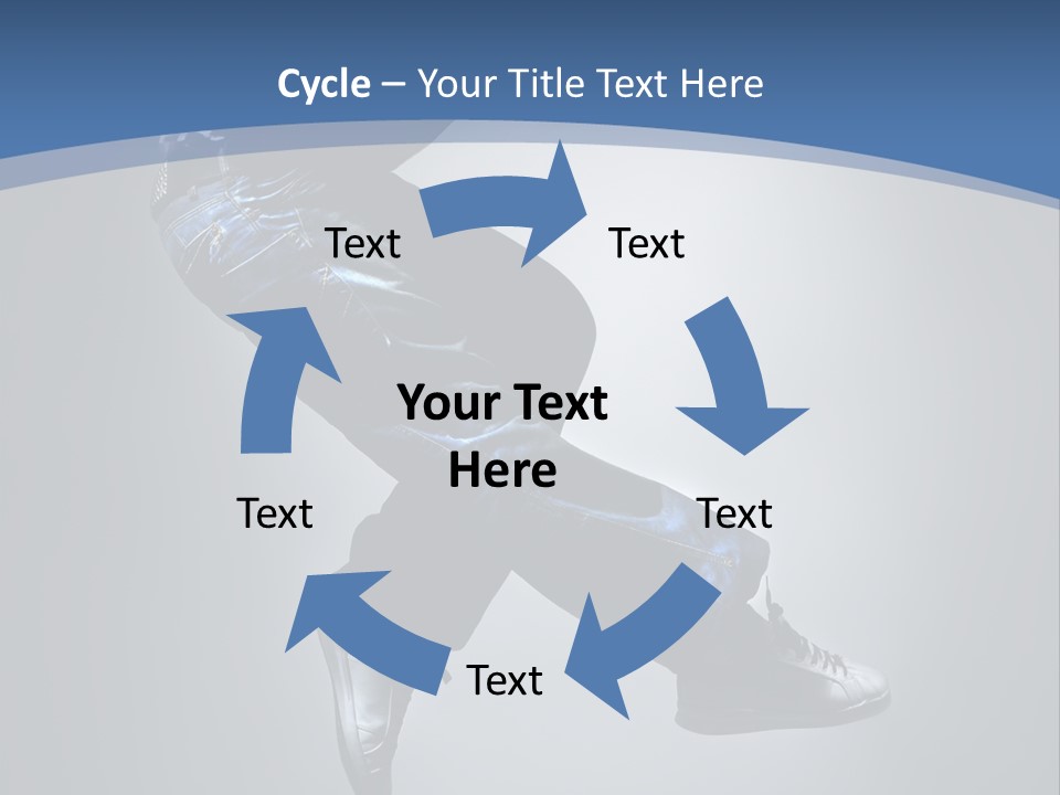 Jumper Breakdance Boy PowerPoint Template