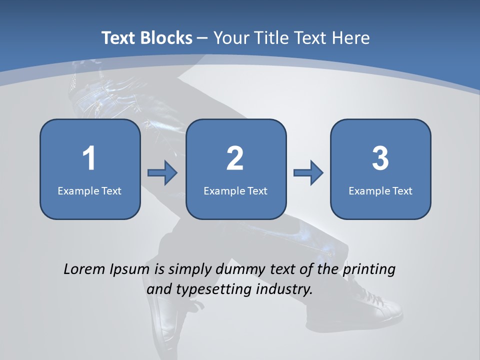 Jumper Breakdance Boy PowerPoint Template