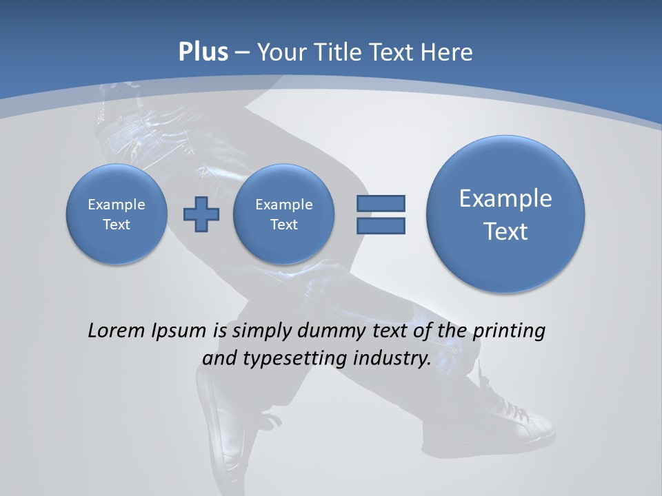 Jumper Breakdance Boy PowerPoint Template