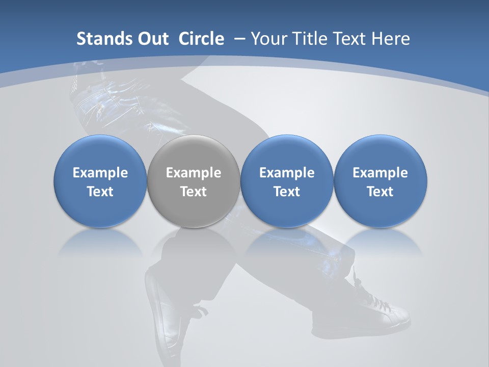 Jumper Breakdance Boy PowerPoint Template