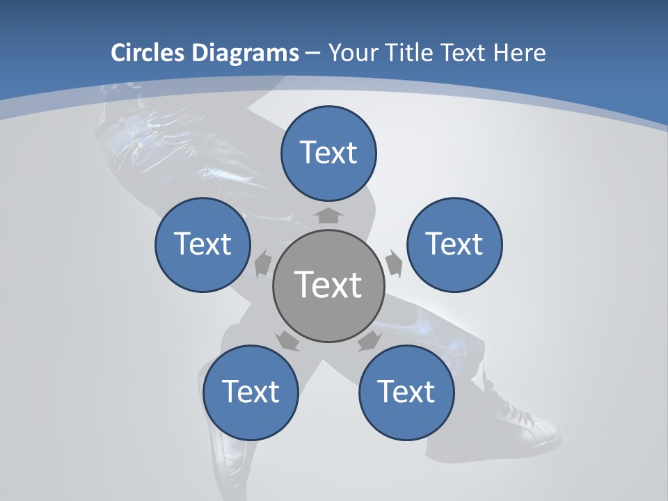 Jumper Breakdance Boy PowerPoint Template