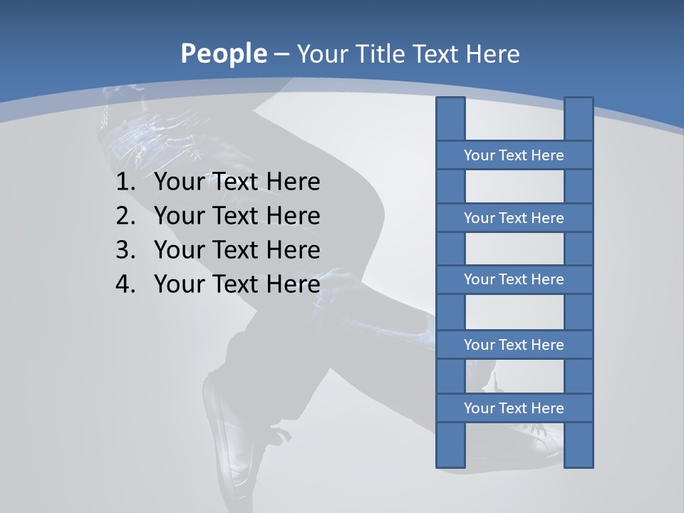 Jumper Breakdance Boy PowerPoint Template