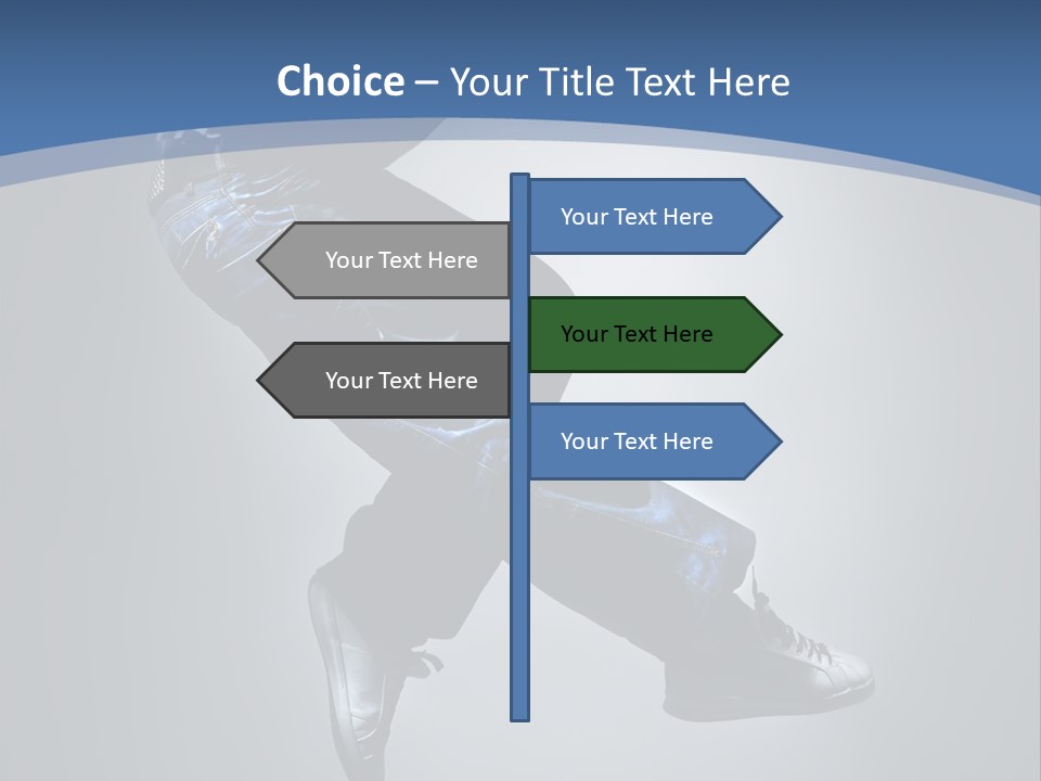 Jumper Breakdance Boy PowerPoint Template