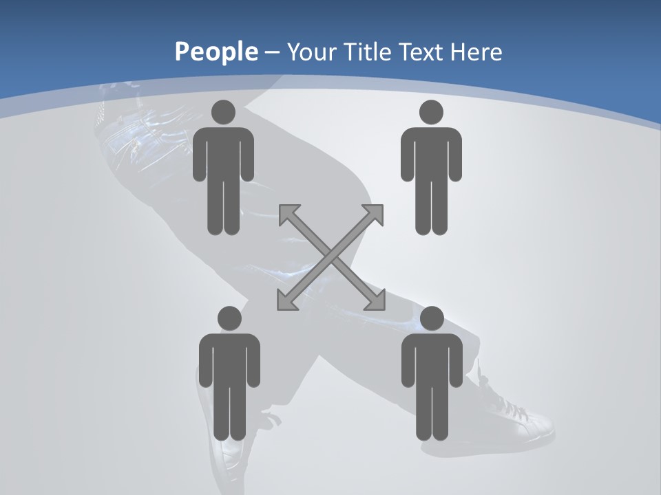 Jumper Breakdance Boy PowerPoint Template