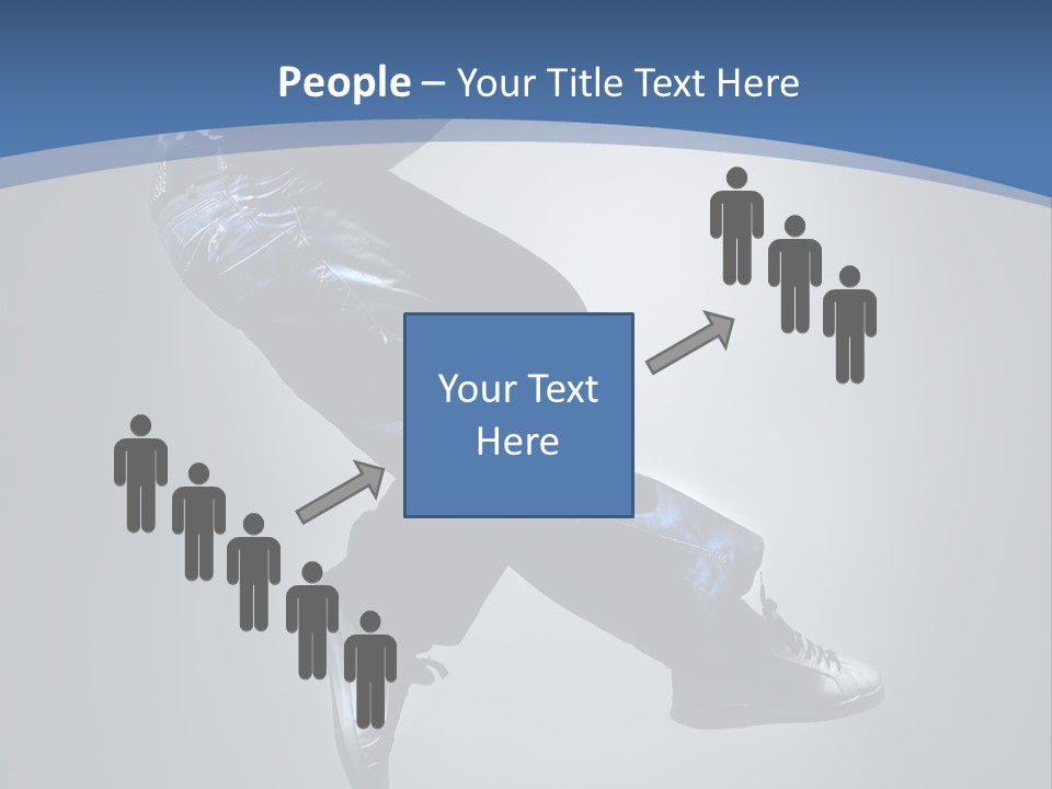 Jumper Breakdance Boy PowerPoint Template