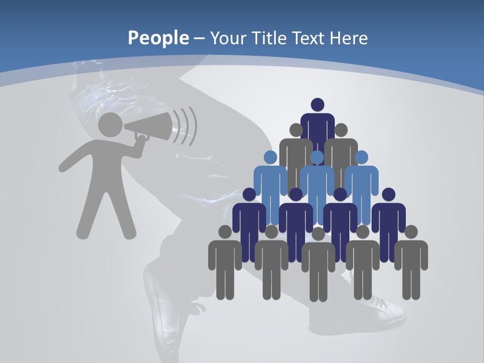 Jumper Breakdance Boy PowerPoint Template