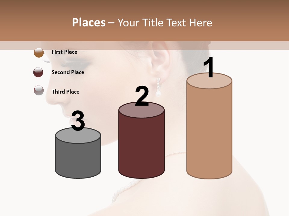 Attractive Girl Makeup PowerPoint Template