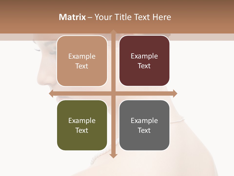 Attractive Girl Makeup PowerPoint Template