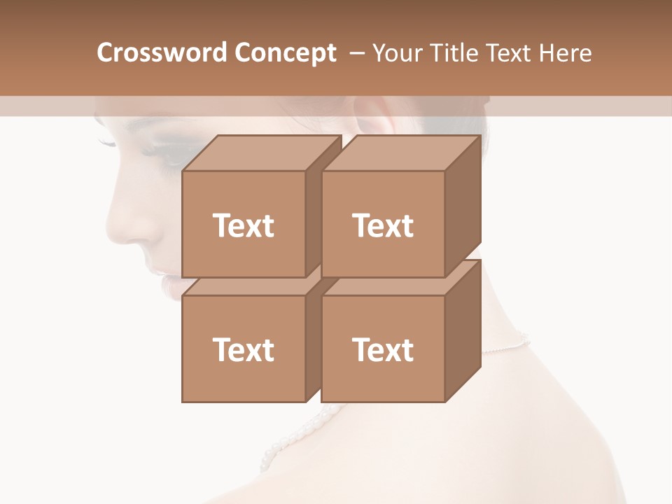 Attractive Girl Makeup PowerPoint Template