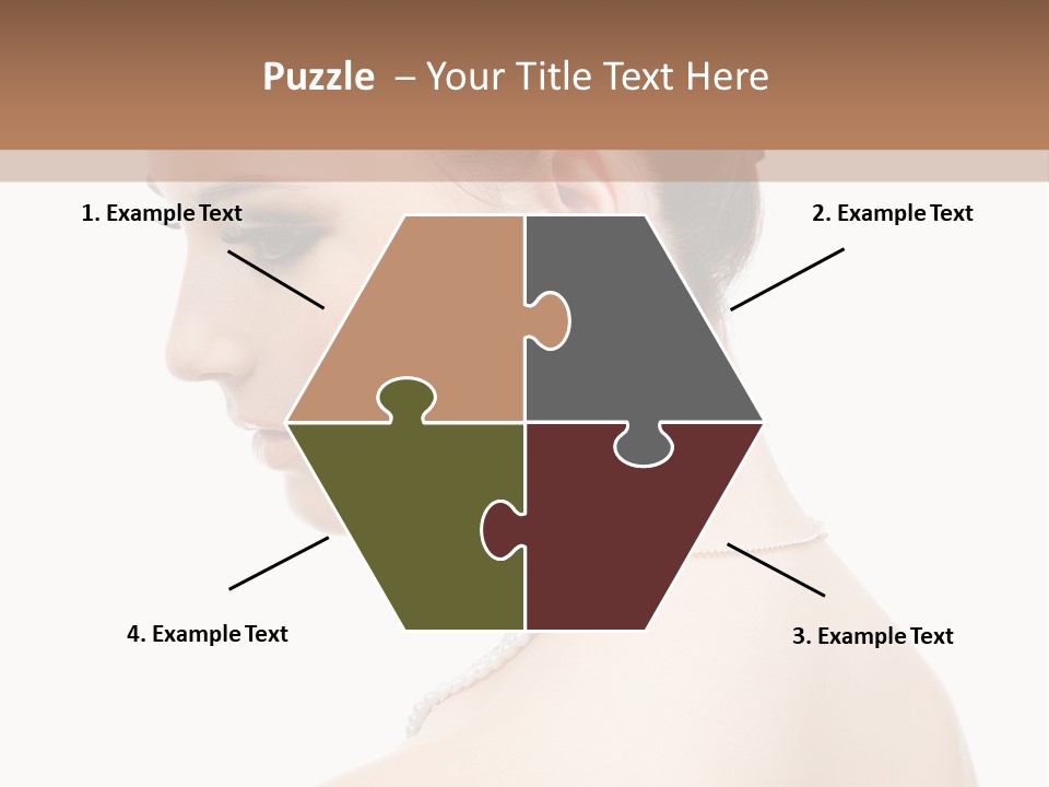 Attractive Girl Makeup PowerPoint Template