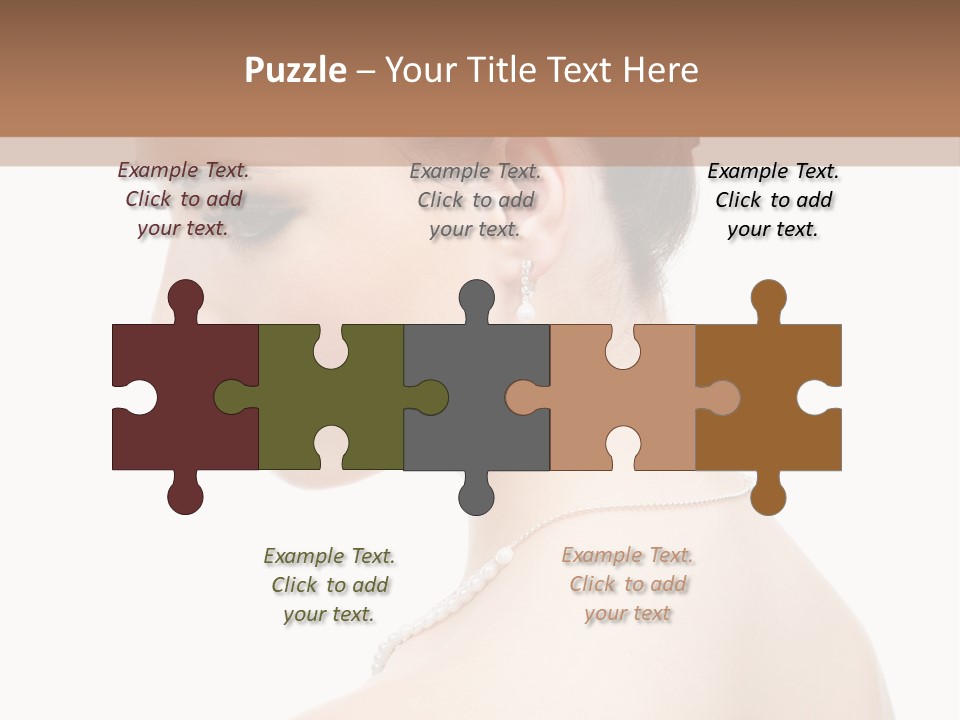 Attractive Girl Makeup PowerPoint Template