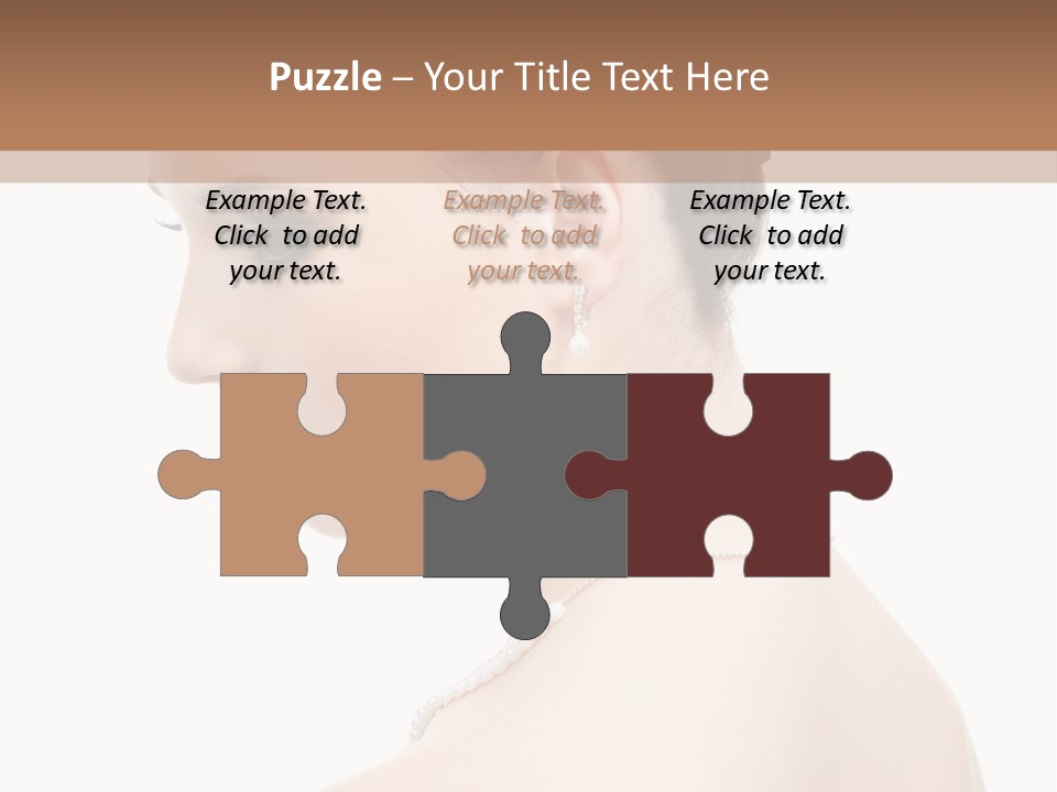 Attractive Girl Makeup PowerPoint Template