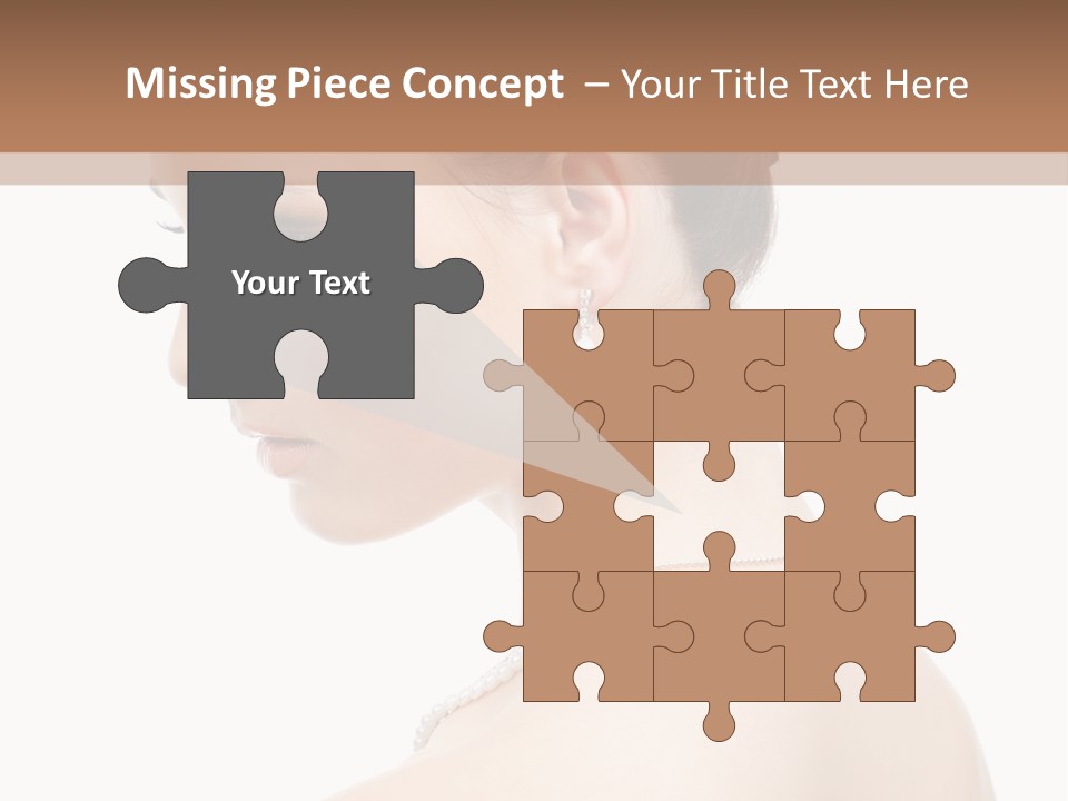 Attractive Girl Makeup PowerPoint Template