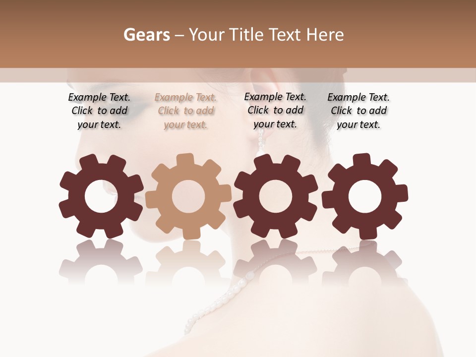 Attractive Girl Makeup PowerPoint Template