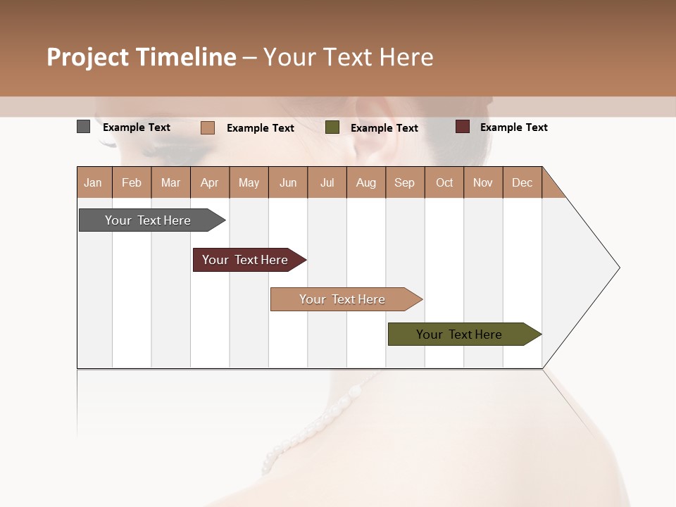 Attractive Girl Makeup PowerPoint Template