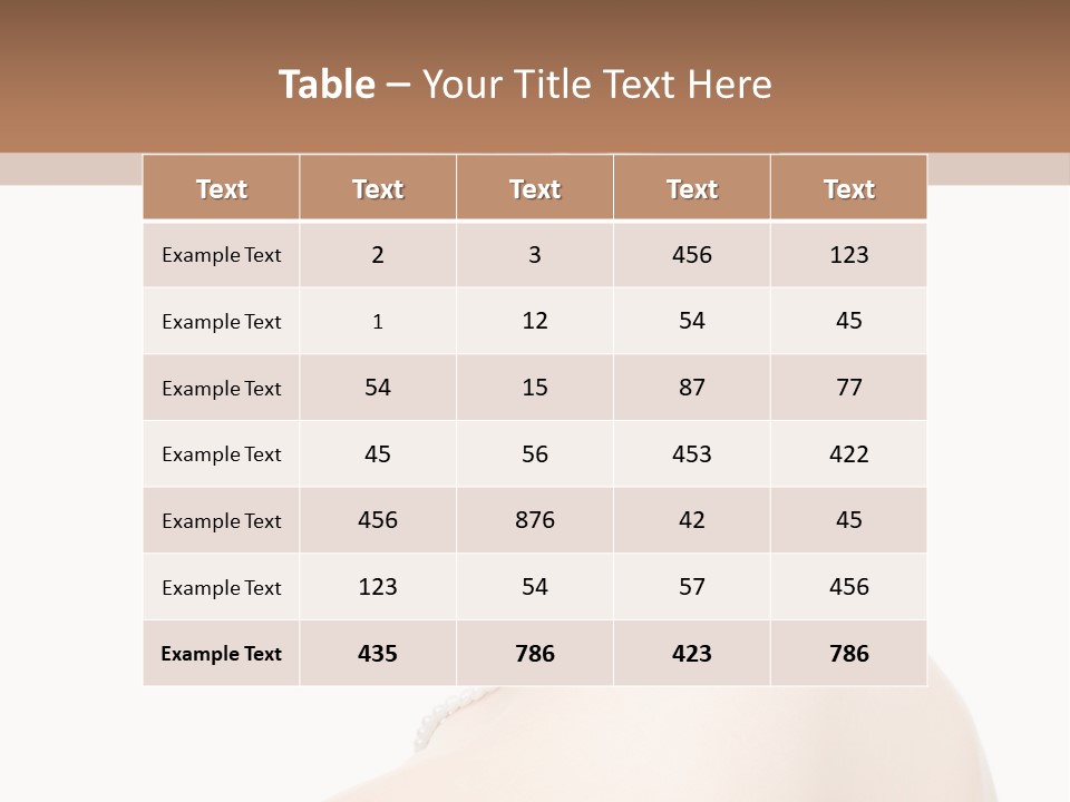 Attractive Girl Makeup PowerPoint Template