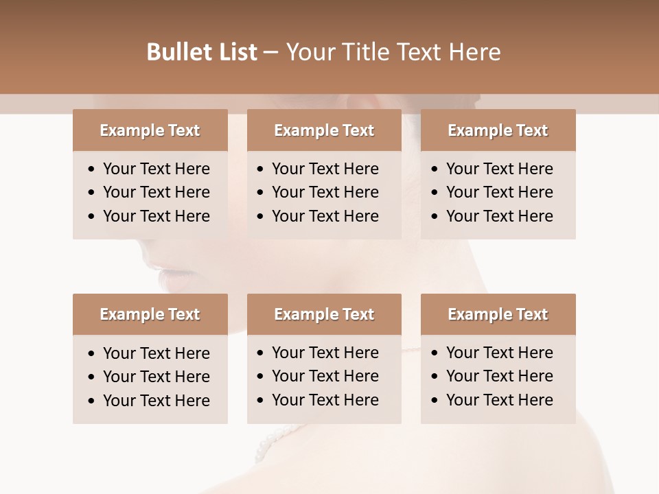 Attractive Girl Makeup PowerPoint Template