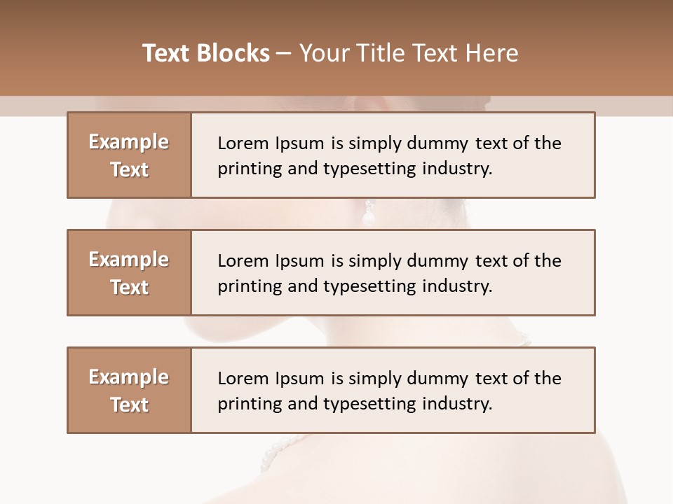 Attractive Girl Makeup PowerPoint Template