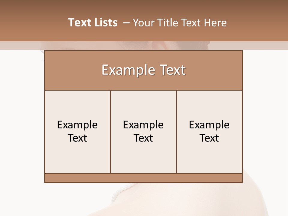 Attractive Girl Makeup PowerPoint Template