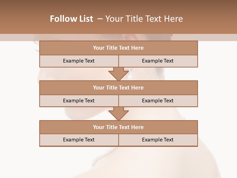 Attractive Girl Makeup PowerPoint Template